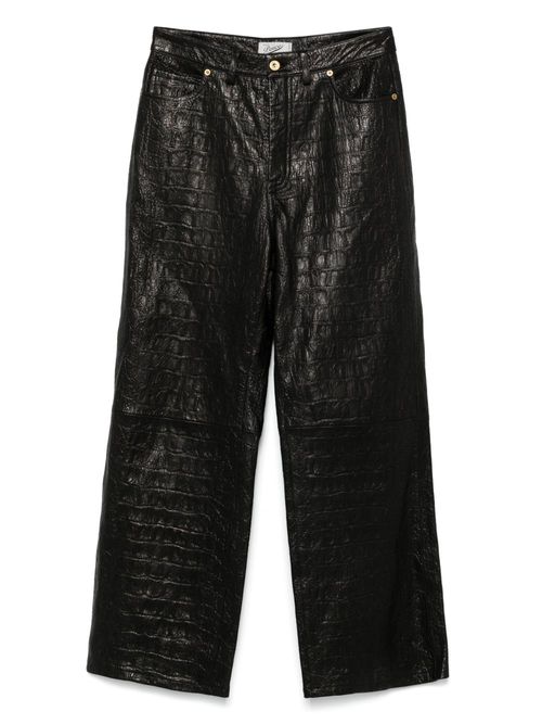 Pence Nerea leather trousers - Black