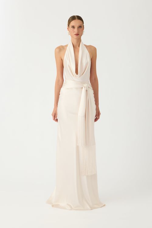 Sabina Satin Gown