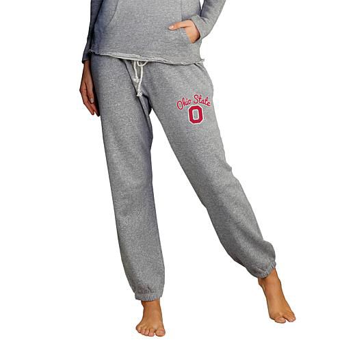Officially Licensed NCAA Mainstream Ladies' Joggers - Ohio State - Gray/Grey