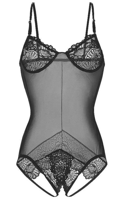 Only Hearts Whisper Sweet Nothings Coucou Bodysuit in Black. -  XS also in M