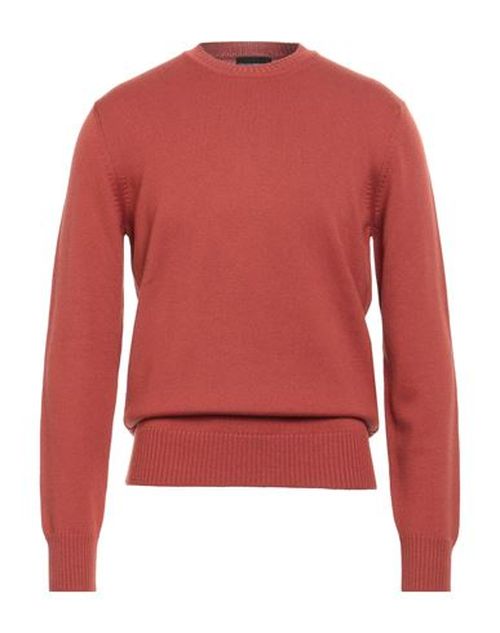 Man Sweater Rust Size M Virgin Wool