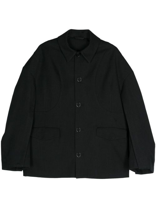Twill-weave coat - Grey