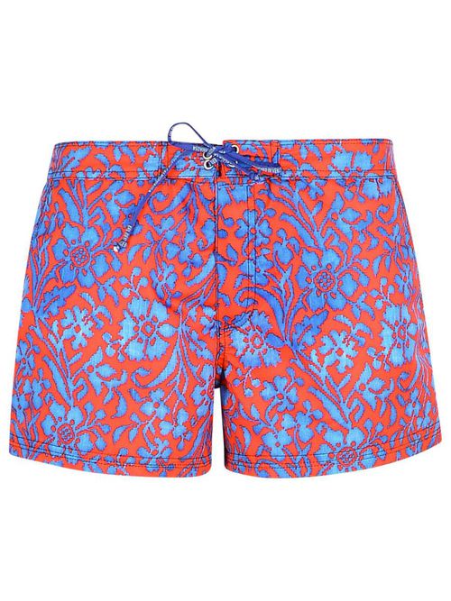 'Print' Red Polyester Swimsuit