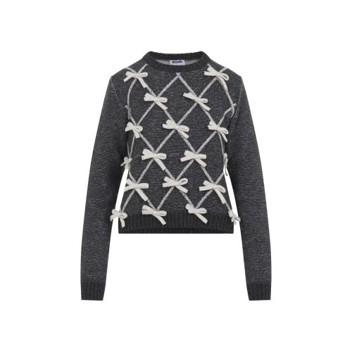 Grey Embellished Sweater