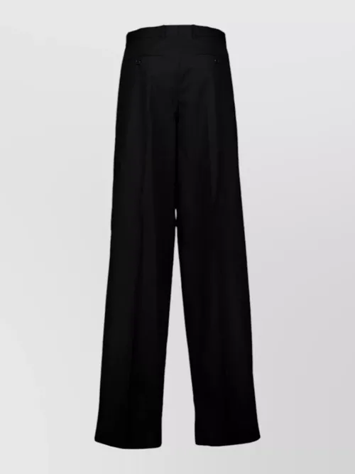 Givenchy - cotton trousers belt loops back pocket