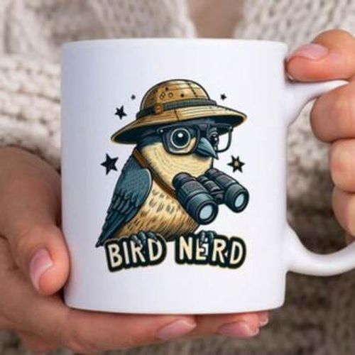 Bird Nerd Cup, Fun Bird Observer Cup, Ideal Bird Gift, Bird Worshipper, Bird Lover Coffee Cup, Bird Watching Tea Cup, Bird Watching Cup, , , Re