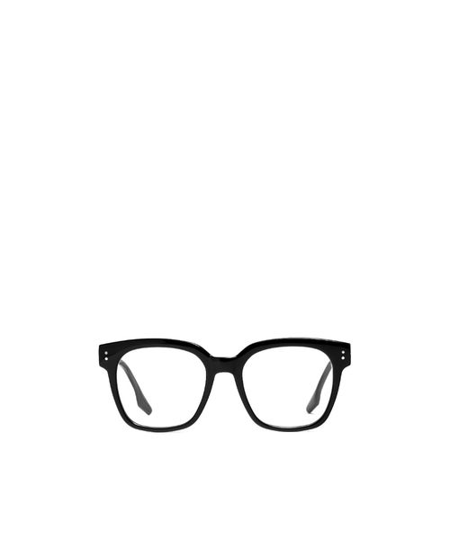 Una square frame glasses