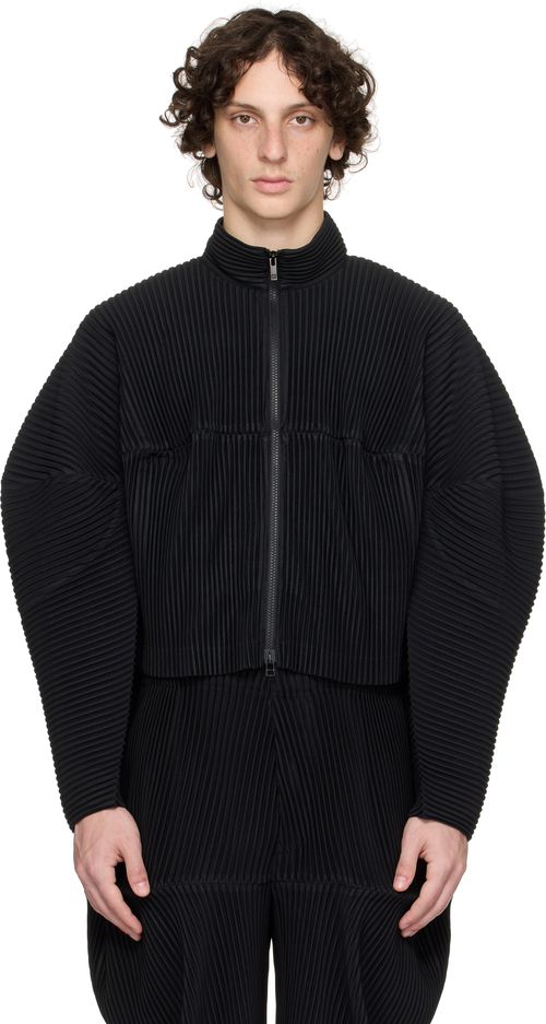 Black Kinetic Sculpture Jacket
