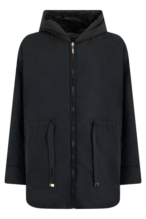 Padded Hooded Jacket with Zipper Pockets