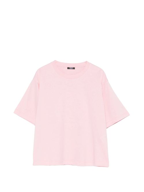 Medusa Motif Short-Sleeve Crewneck Cotton T-Shirt (Size 40)