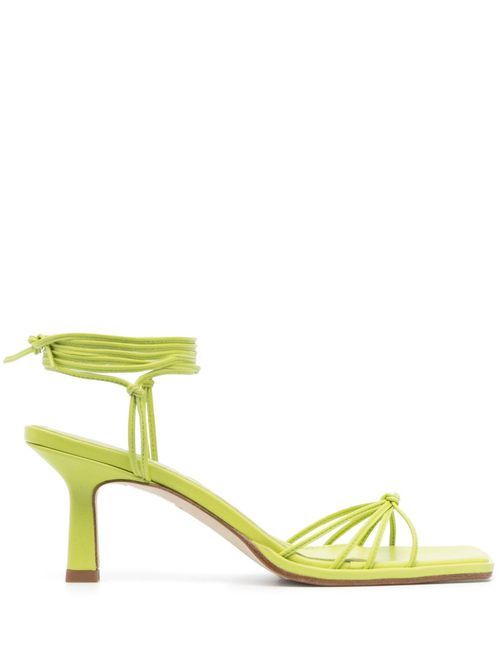 Strappy mid-heel sandals - Green