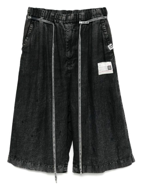 Maison MIHARA YASUHIRO drawstring shorts - Black
