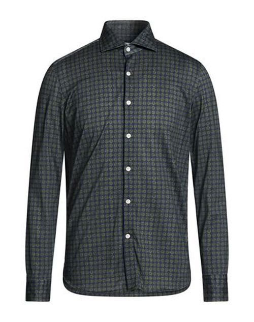 Man Shirt Navy Size 15 ½ Cotton