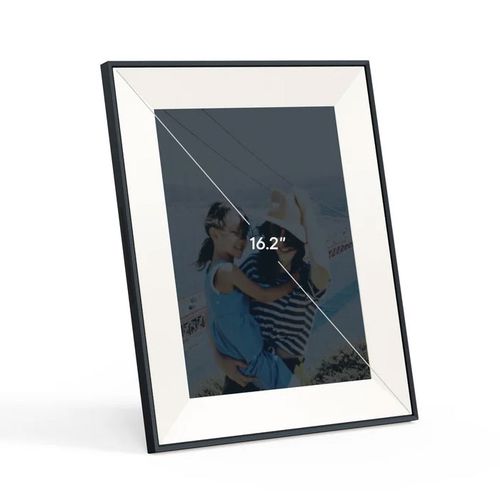 Aspen 12-inch Digital Photo Frame in Ink with Paper Mat