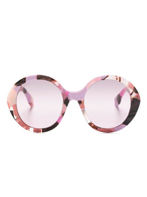 Pink Nouvelle Vague Round-Frame Sunglasses - Women's - AE