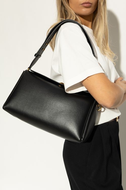 Shoulder Bag, Unisex, Black