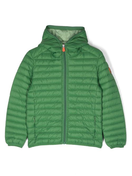 Hoodie padded jacket - Green
