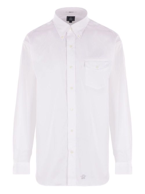 J.PRESS cotton shirt - White