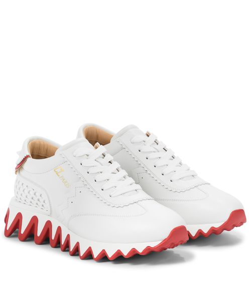 Loubishark leather sneakers