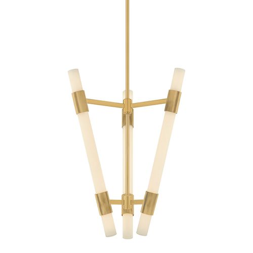 Vintage Brass LED Lantern from the Krakow Collection