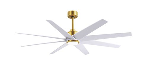 Brushed Brass 64" Ceiling Fan from the Ariella-LK Collection