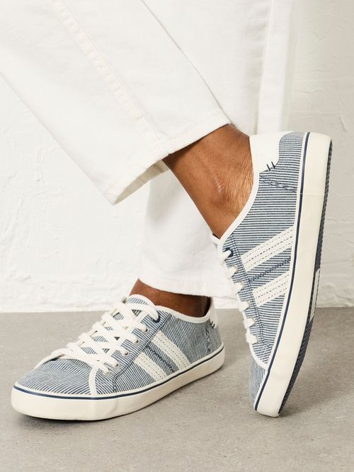 FatFace Lola Navy Canvas Trainer