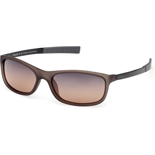 Timberland Hombre Timberland TB00062-H 20D Gafas de sol Inyectado Gris Fumar Cuadrada Polarizado