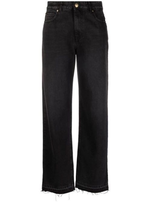 Mid-rise boyfriend jeans