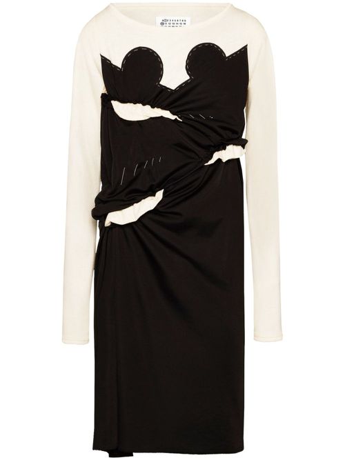 - Cotton Blend Midi Dress