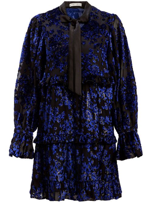 Moranne mini dress - Blue