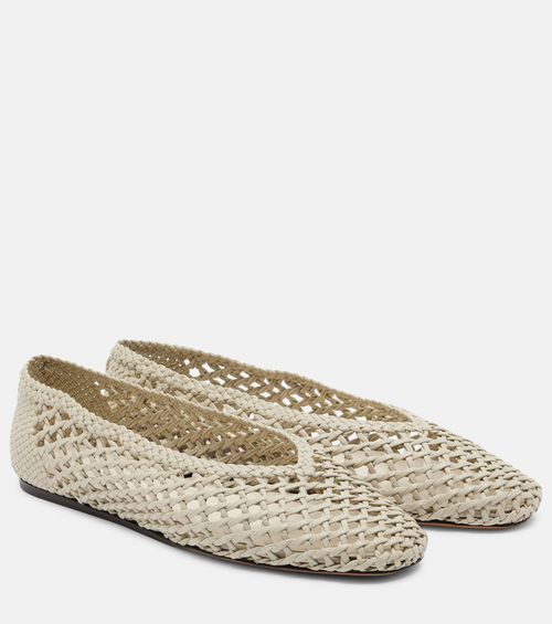 Le Monde Béryl Regency woven leather ballet flats