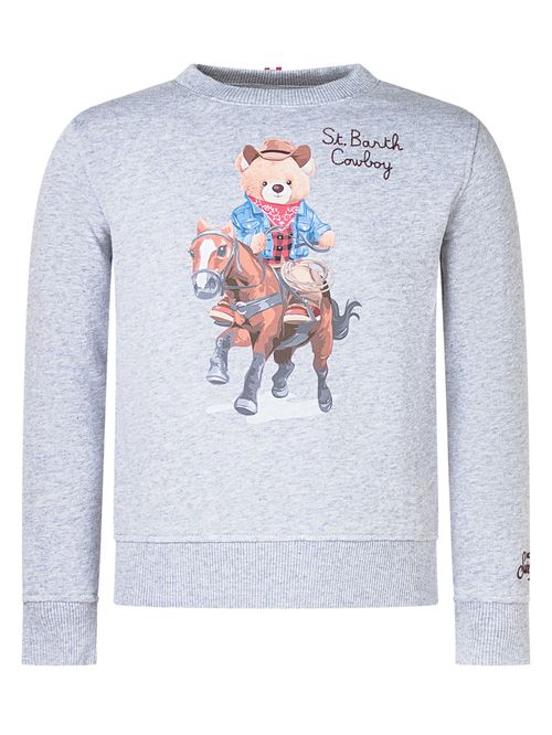 Kids Grey Logo Sweatshirt