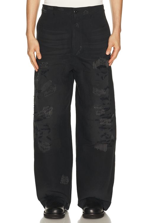 Acne Studios Plass Mending Jean in Black - Black. 46 also