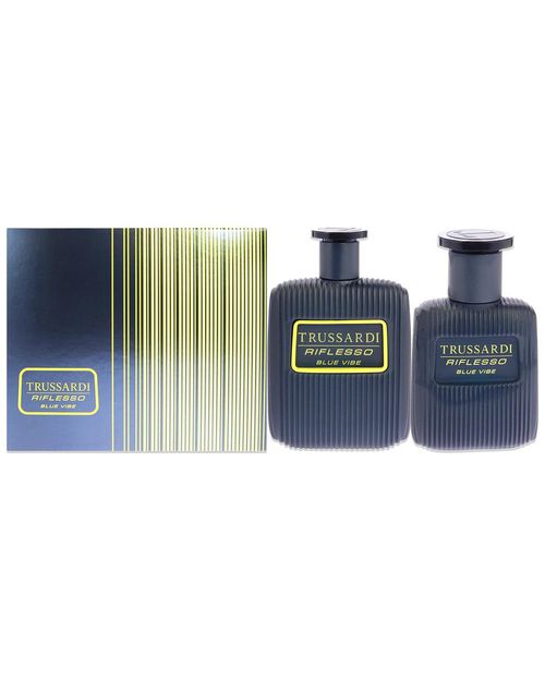 Trussardi Men's Riflesso Blue Vibe 2pc Gift Set