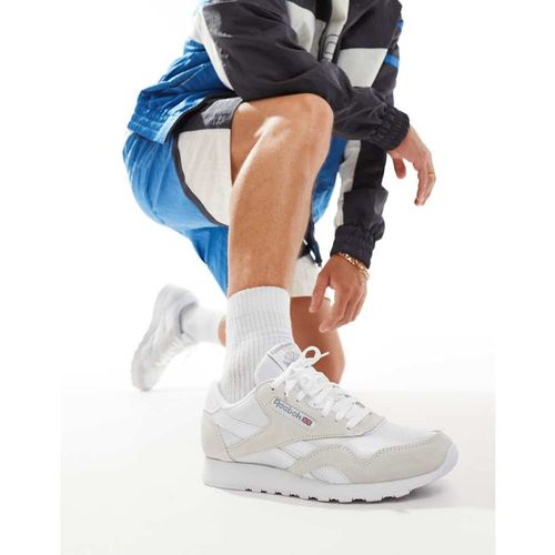 Reebok Mens Classic Nylon trainers in off-white