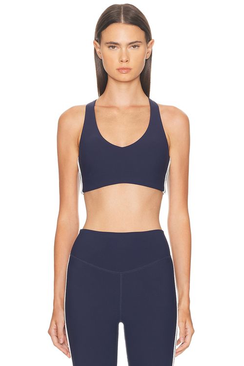 THE UPSIDE Daytona Jetta Racerback Sports Bra in Navy