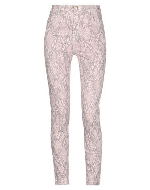 Woman Denim pants Pastel pink