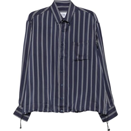 Viscose Stripes Sport Shirt