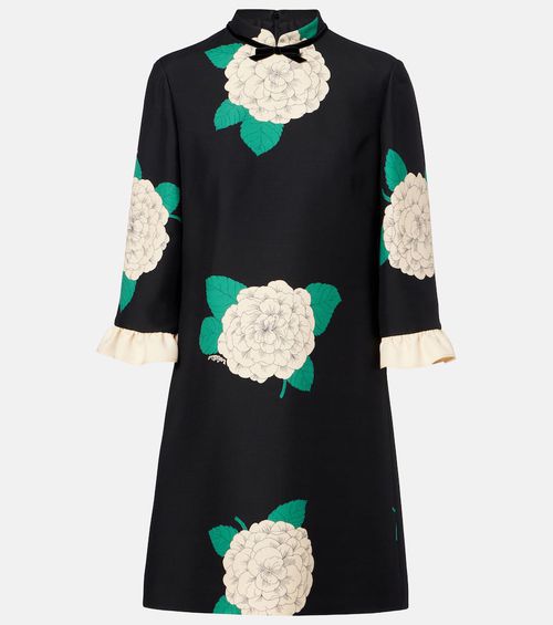 Crepe Couture floral minidress