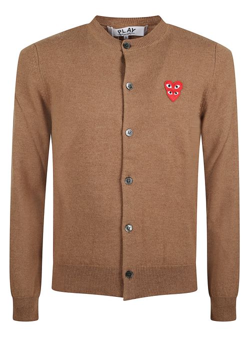 Brown Heart Cardigan