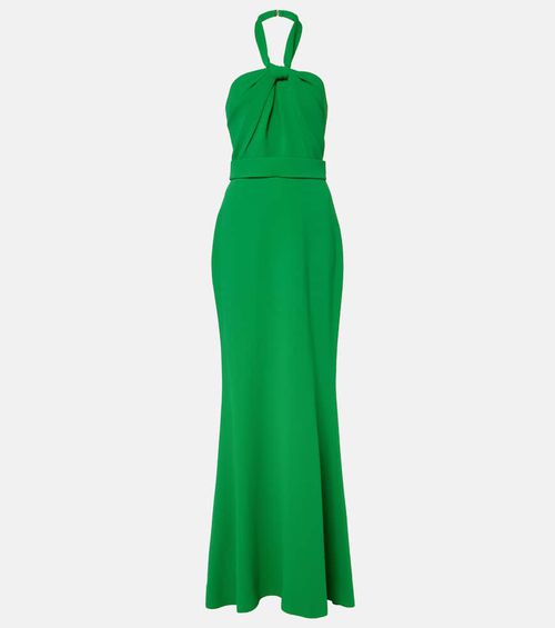 Elie Saab Halterneck midi dress