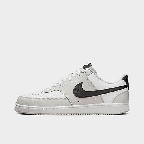 Men's Court Vision Low Casual Shoes in Grey Fog/White/Black