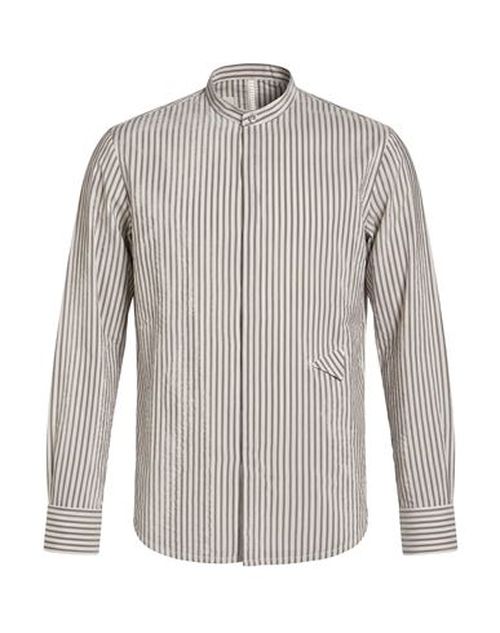 Man Shirt Grey Size 38 Cotton, Acetate