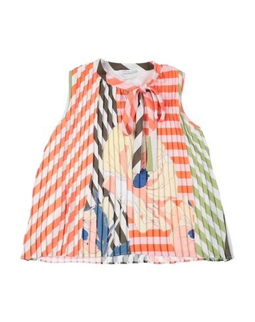Kid Girl Top Orange Size 12 Polyester