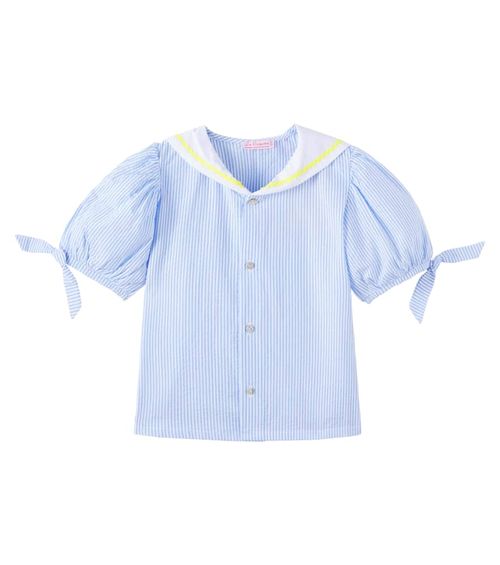 Georgina pinstriped cotton blouse
