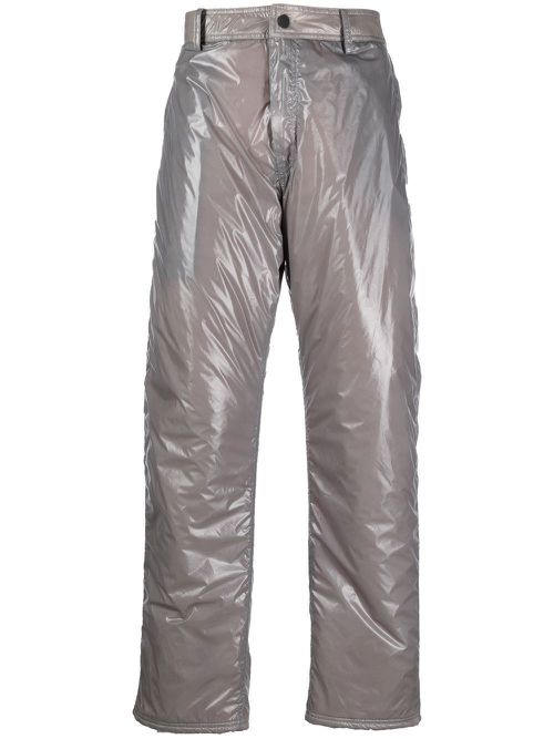 Group Blow Out straight-leg trousers - Grey