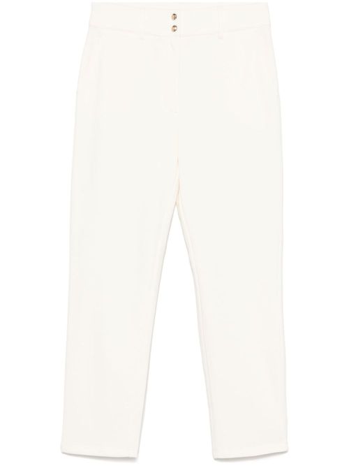 Logo-plaque trousers - Neutrals
