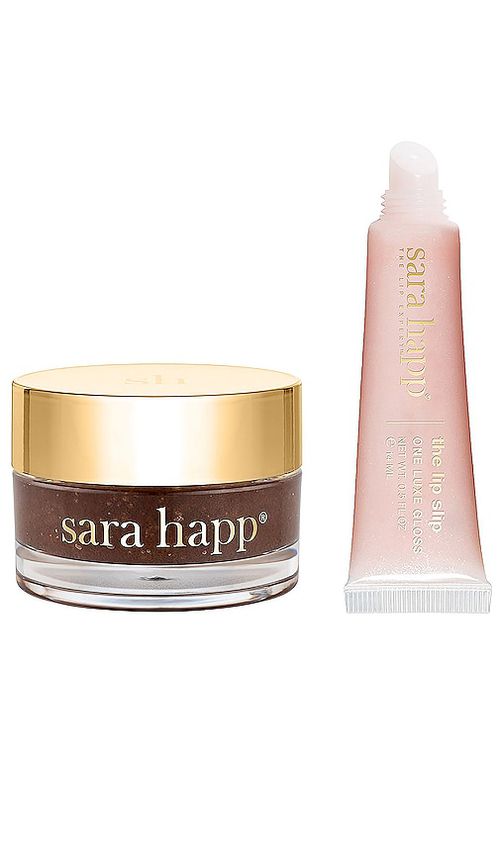 Sara happ Let's Glow: Lip Scrub & Shine Kit in NA