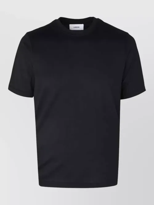 Lardini - silk cotton crew neck t-shirt