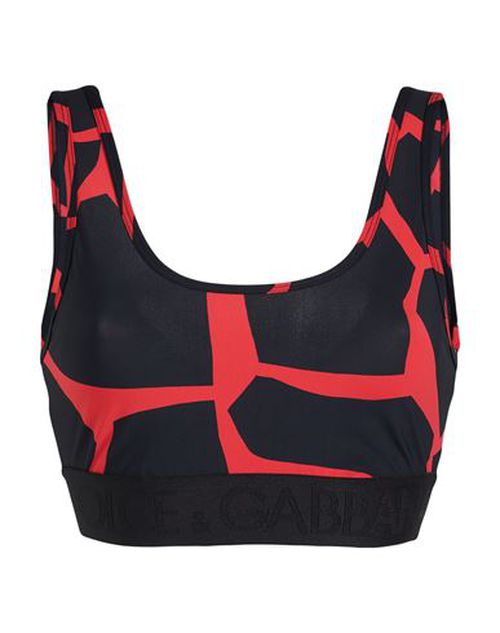 Woman Top Red Size 14 Polyamide, Elastane